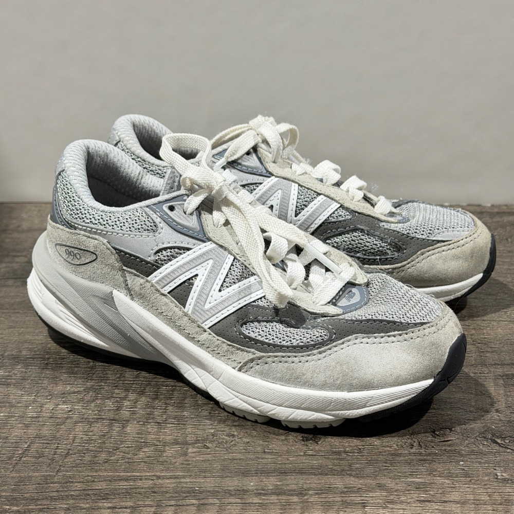 New Balance 990v6 Sneaker Boys Size 13 Grey Heritage